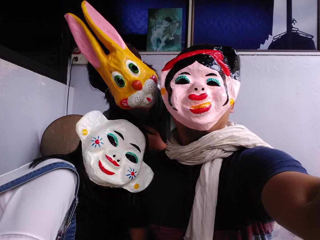 9a. Breathe life into the masks